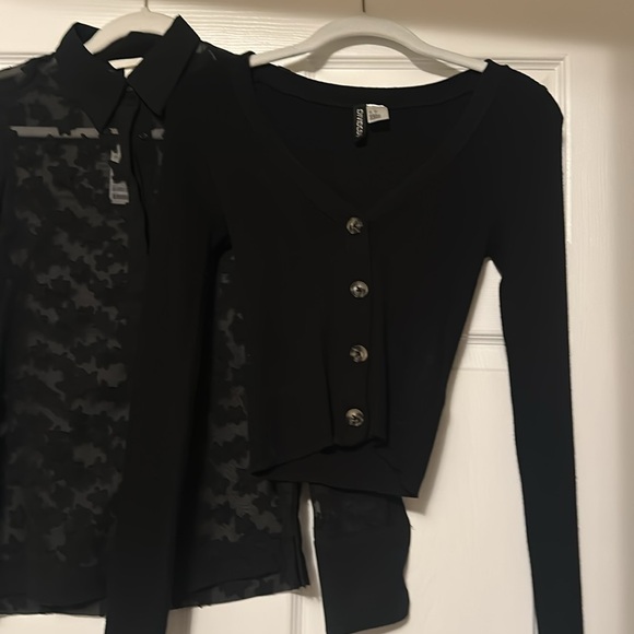 H & M Lots of  Long Sleeve Women's Top & Jean Jacket, - Picture 6 of 12